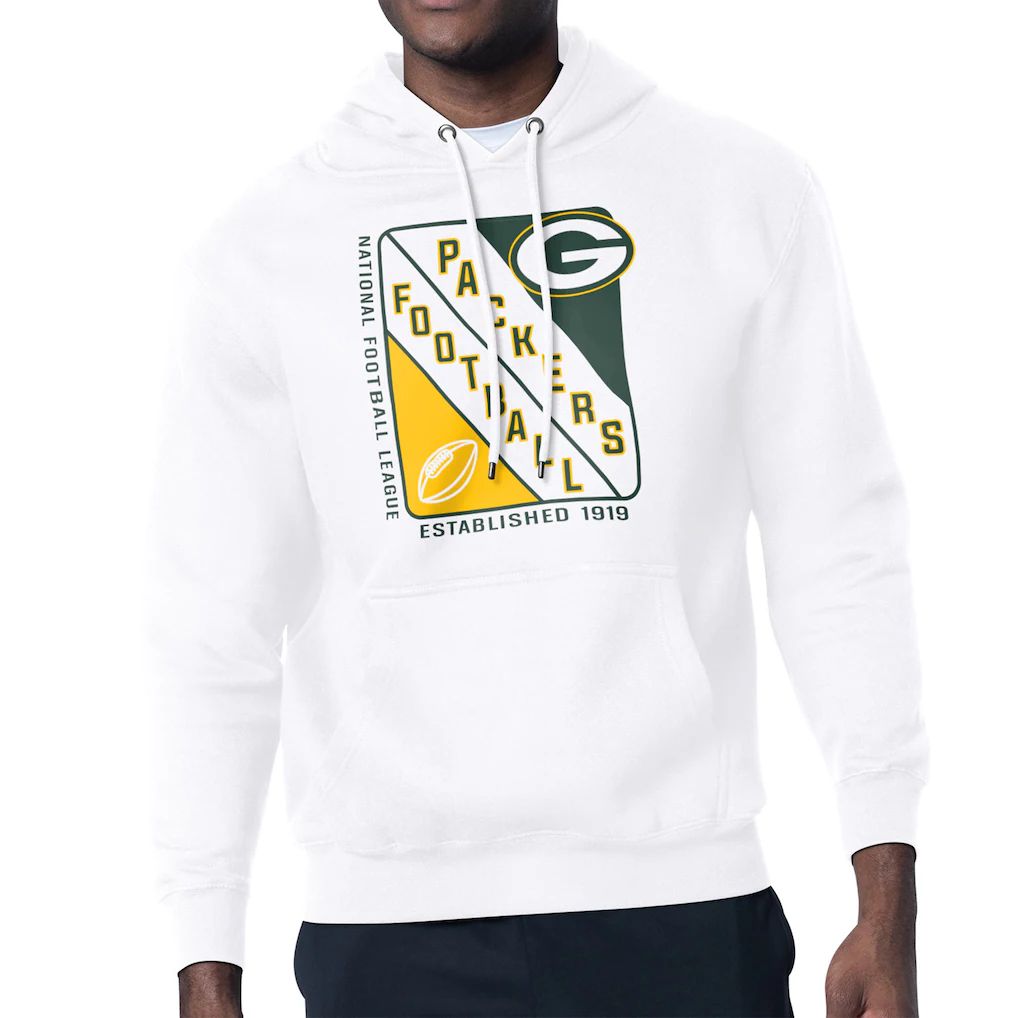 Men 2026 NFL Green Bay Packers White Hoodie hooded style 01